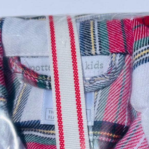 NEW Pottery Barn KIDS Toddler 2-pc. Morgan Plaid Flannel Pajama Holiday Set 2T - Picture 2 of 3